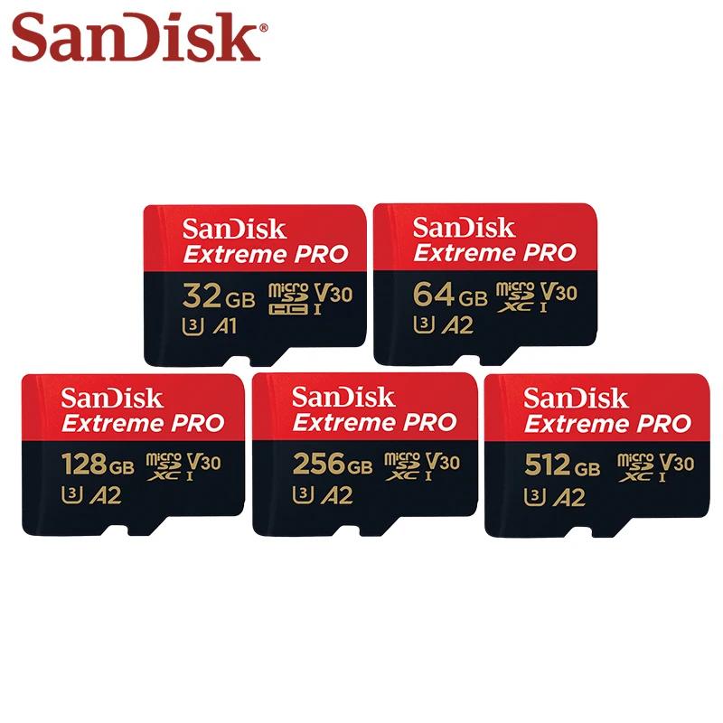 SanDisk  ޸ ī, б ӵ ִ 170 MB/s V30 ͽƮ  ũ SD ī, U3 UHS-I, 256GB, 512GB TF ī, 32GB, 64GB, 128GB